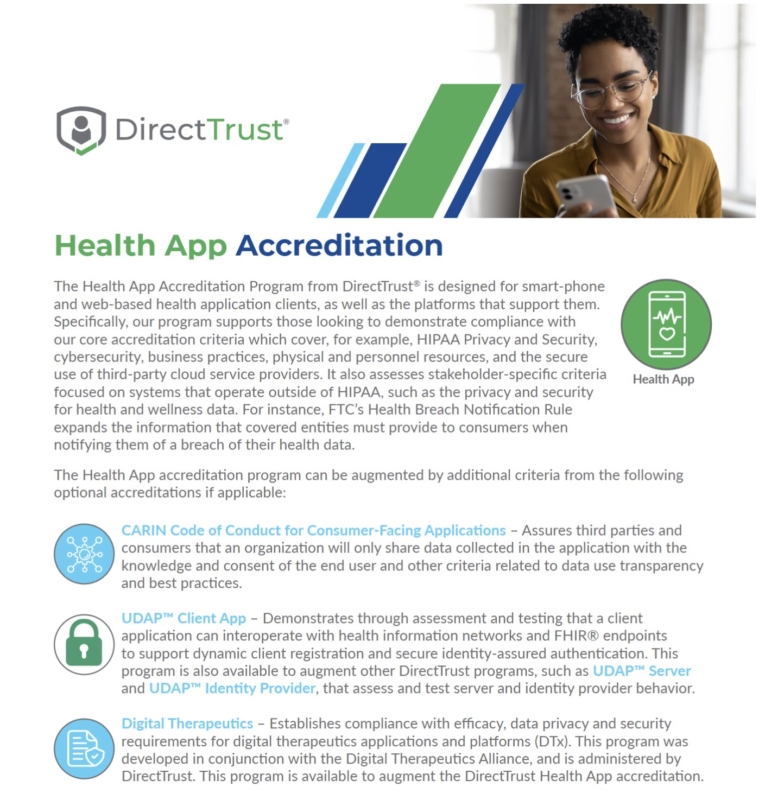 Health App Accreditation